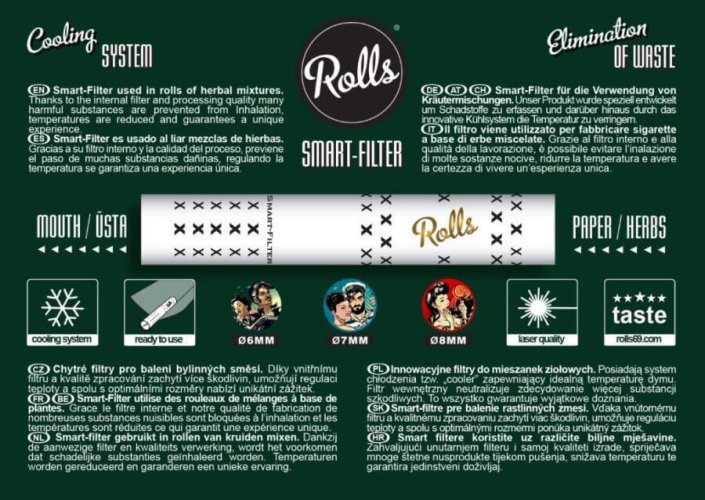 Rolls - 80 pack / 6 mm