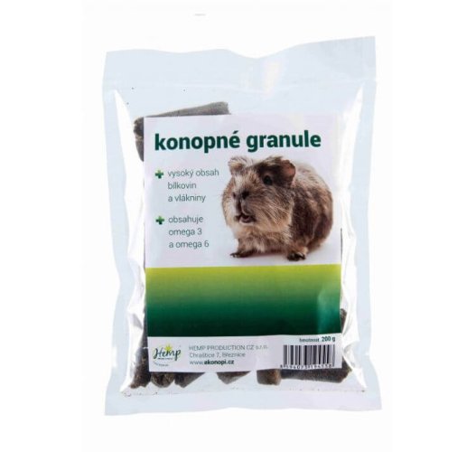 Konopné výlisky pro hlodavce 200 g