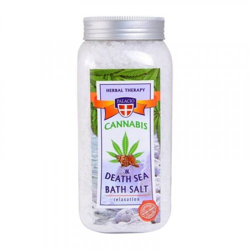 Konopná sůl do koupele se solí z Mrtvého moře 900 g