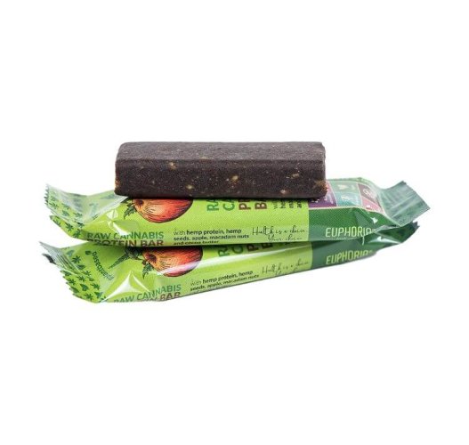 Raw konopná proteinová tyčinka - Jablko & Makadamový ořech 50 g