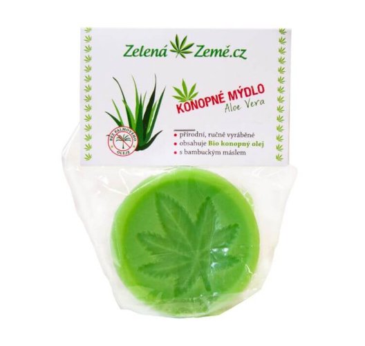 Konopné mýdlo - Aloe Vera 80 g
