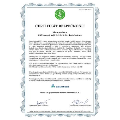 CBD Konopný olej 5% 10 ml