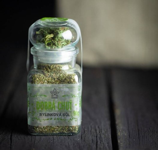 Bylinková konopná sůl pro dobrou chuť 90 g