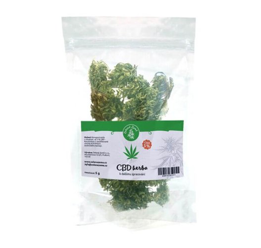 CBD herba 7% k dalšímu zpracování 5 g
