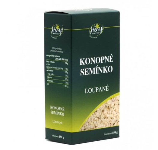 Konopné semínko loupané