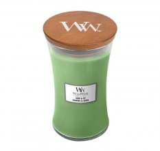 WoodWick Hemp & Ivy svíčka velká 609 g