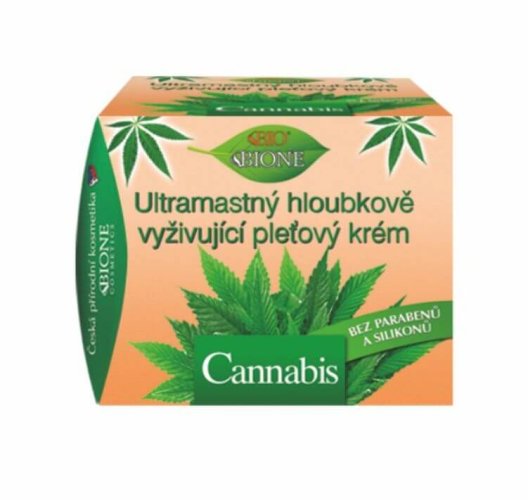 Ultramastný hloubkově vyživující pleťový krém CANNABIS 51 ml