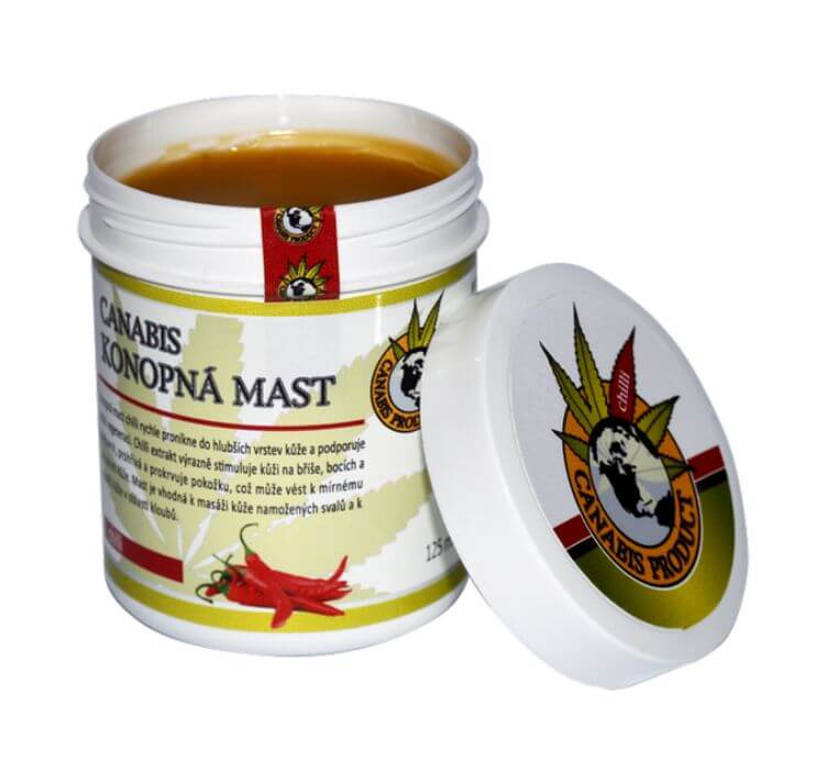 Konopná mast s chilli 60 ml